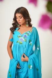 Nilam Handpainted Suit Set