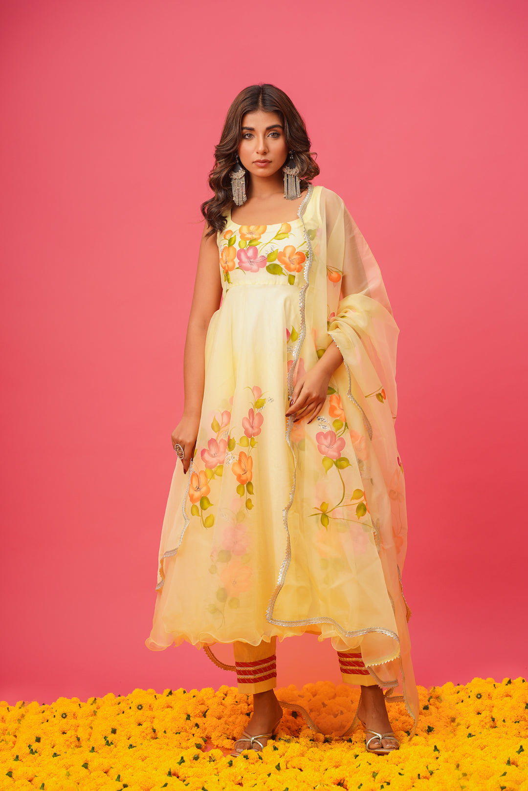 Naina Handpainted Suit Set