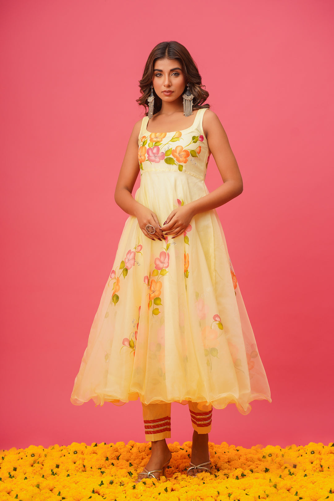 Naina Handpainted Suit Set