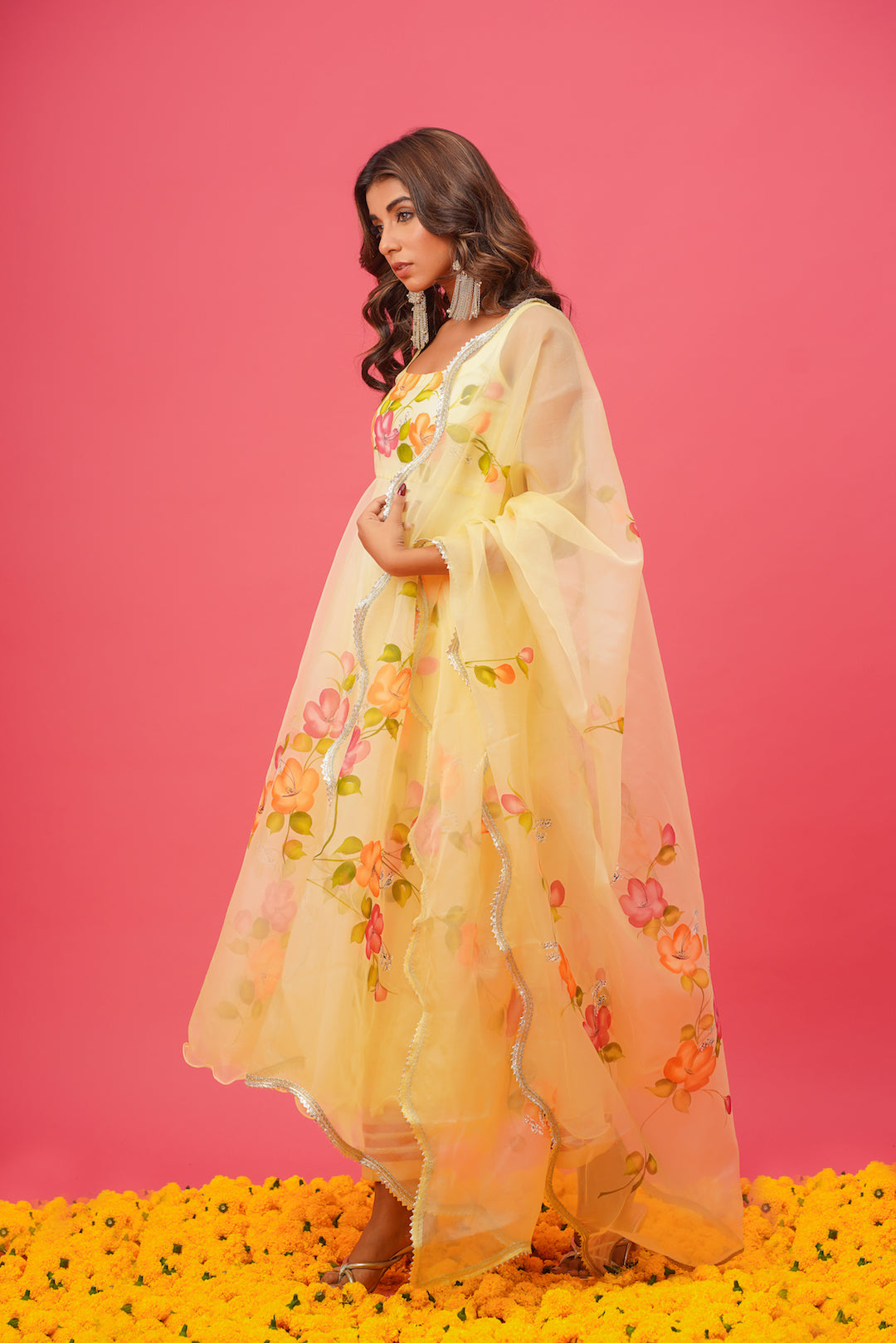 Naina Handpainted Suit Set