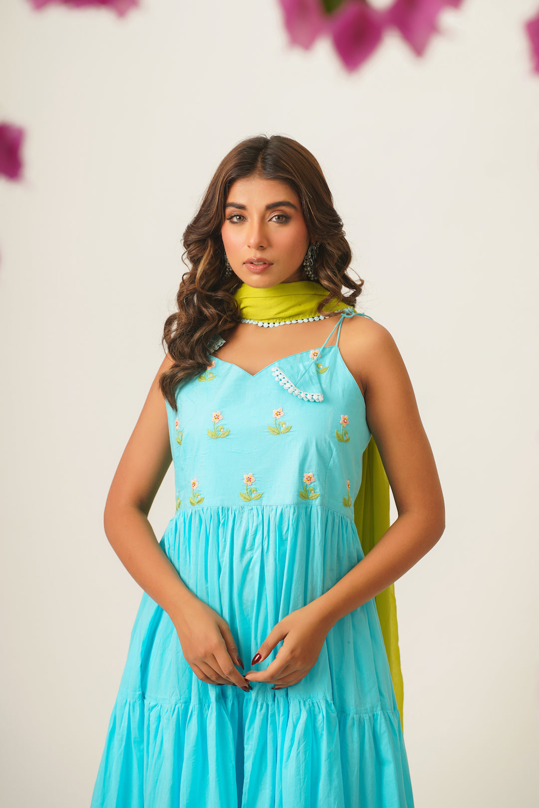 Nilakshi Hand Embroidered Suit Set