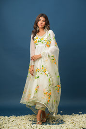 Nalini Handpainted Suit Set