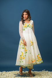 Nalini Handpainted Suit Set