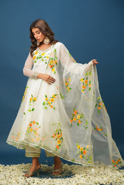 Nalini Handpainted Suit Set