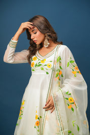 Nalini Handpainted Suit Set
