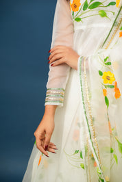 Nalini Handpainted Suit Set