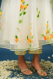 Nalini Handpainted Suit Set