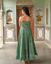 Olive Cotton Suit Set