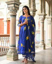 Peacock Blue Suit Set