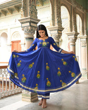 Peacock Blue Suit Set