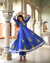 Peacock Blue Suit Set