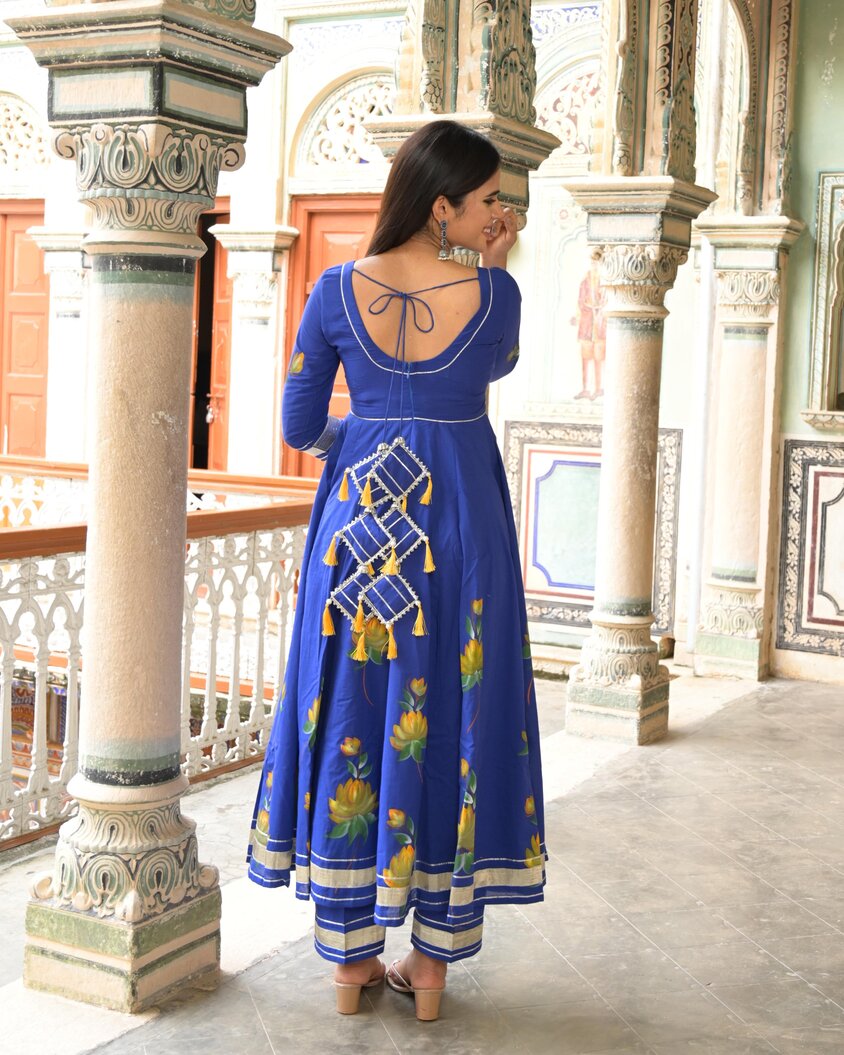 Peacock Blue Suit Set