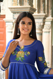 Peacock Blue Suit Set