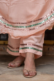 Pink Modal Gota Suit Set