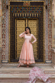 Pink Modal Gota Suit Set