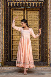 Pink Modal Gota Suit Set