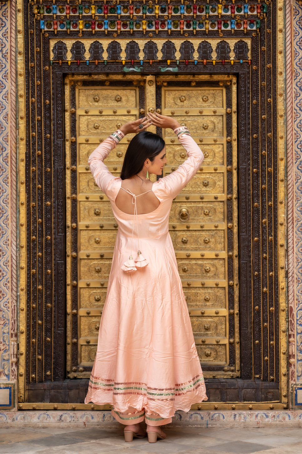 Pink Modal Gota Suit Set