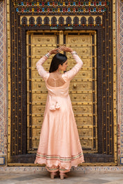 Pink Modal Gota Suit Set