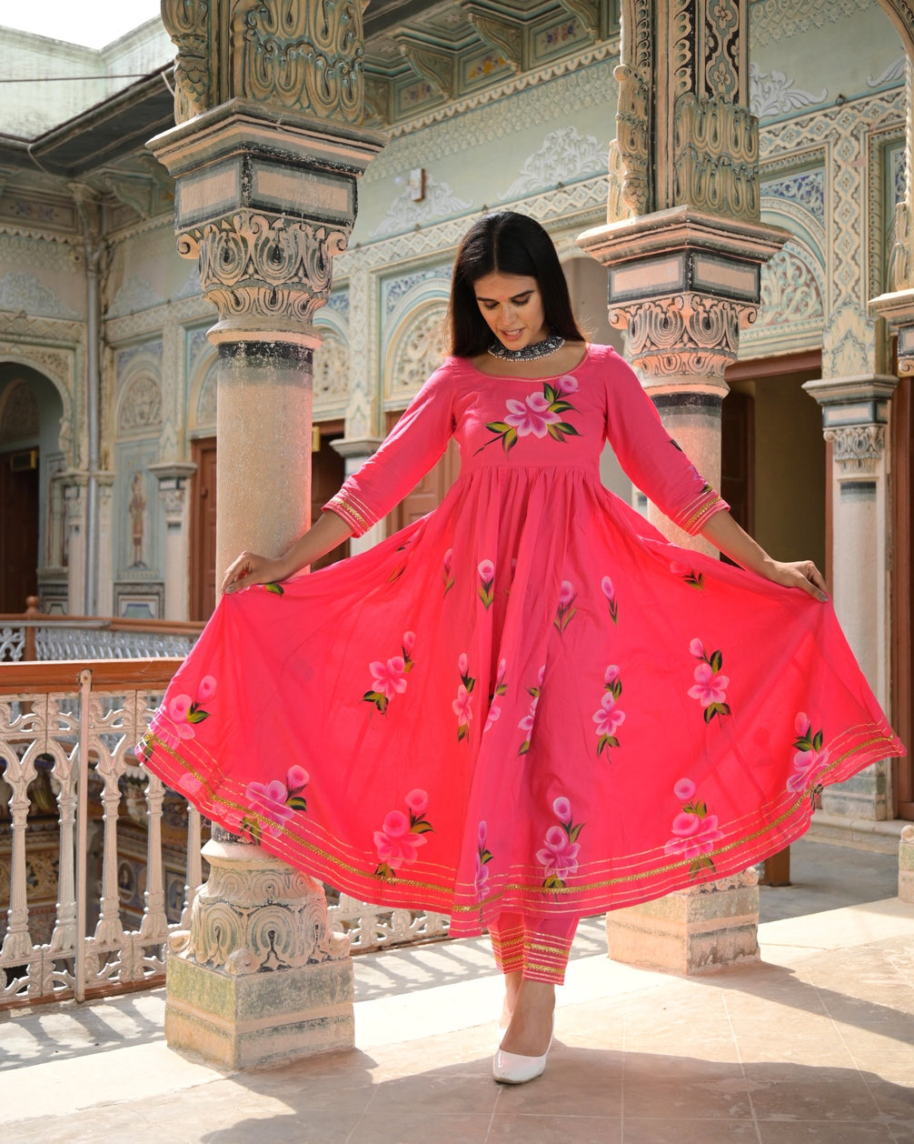 Punch Pink Suit Set