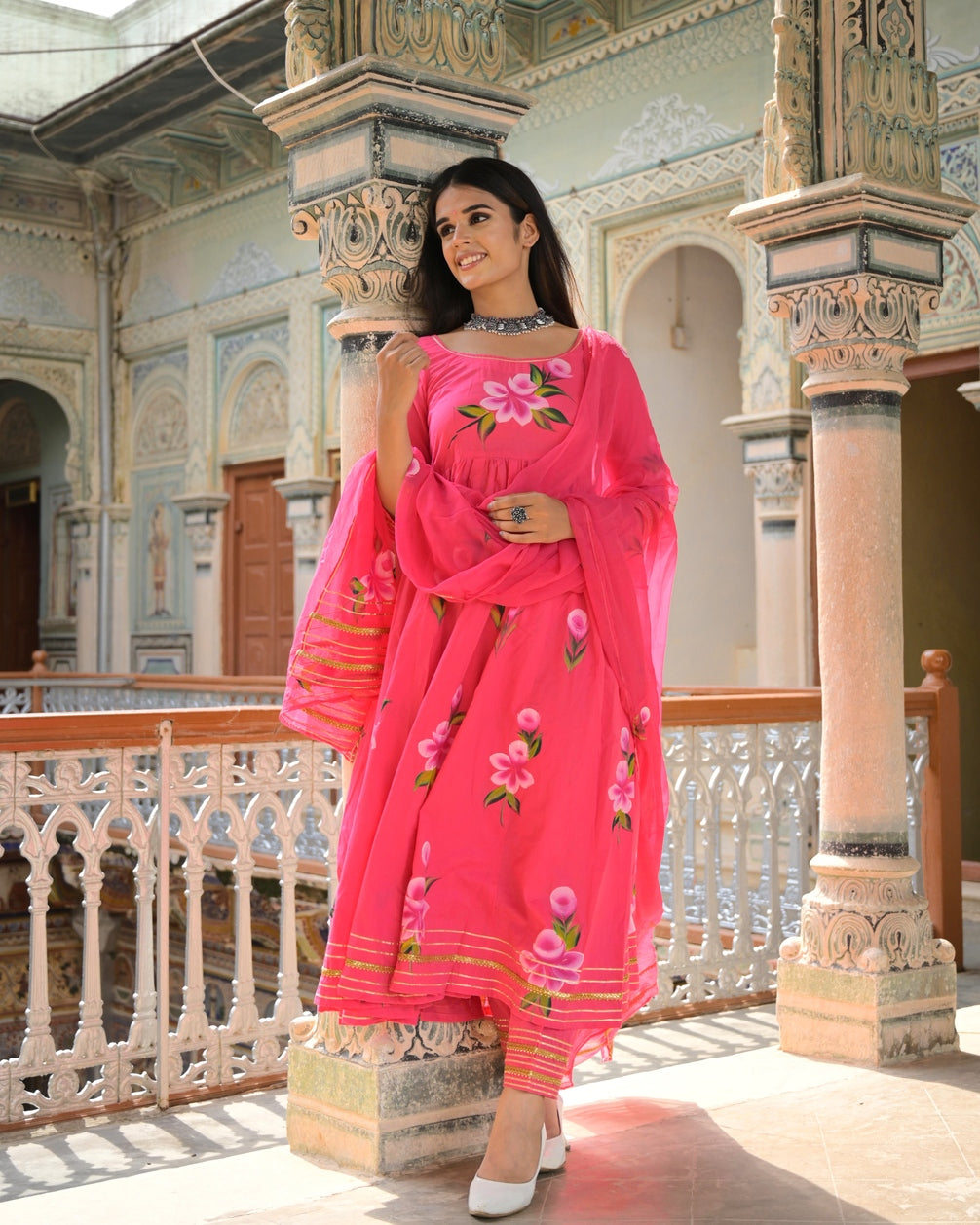 Punch Pink Suit Set