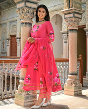 Punch Pink Suit Set