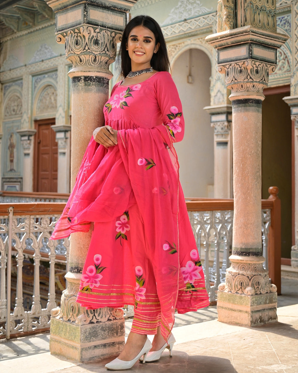 Punch Pink Suit Set