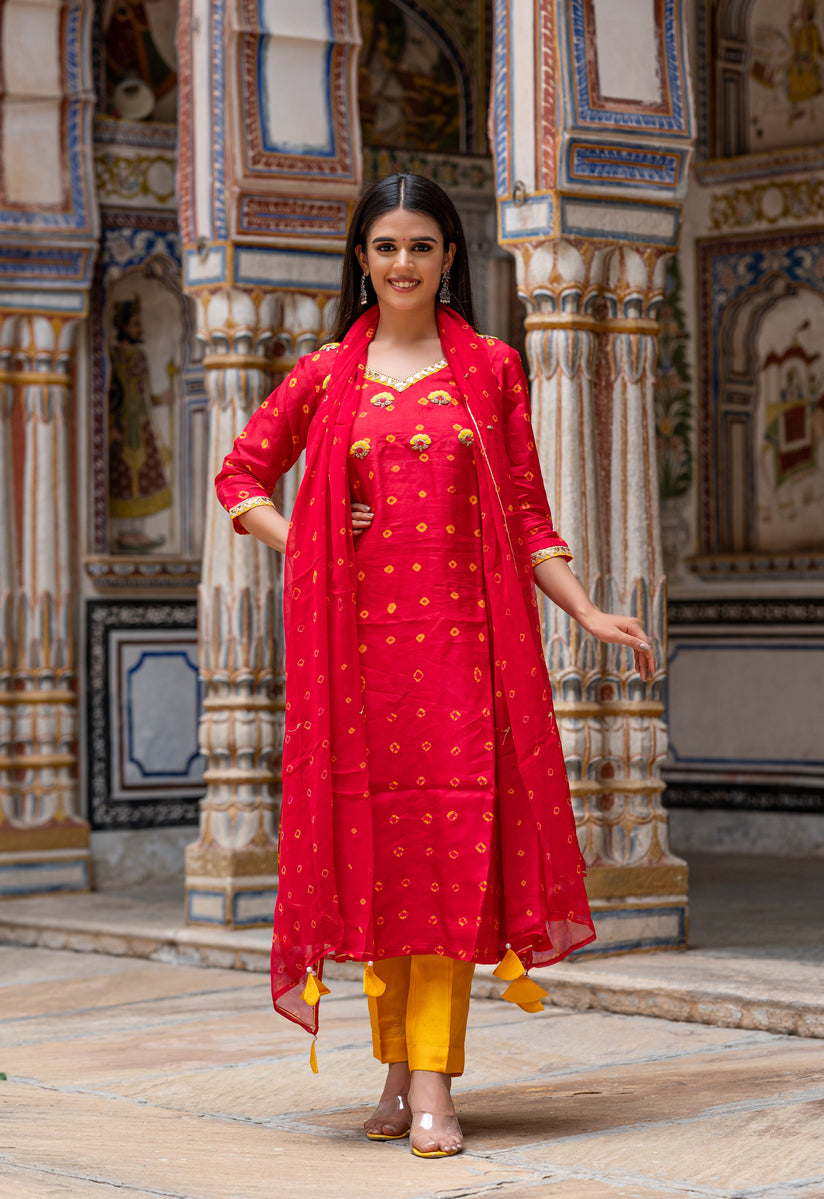 Raspberry Pink Straight Suit