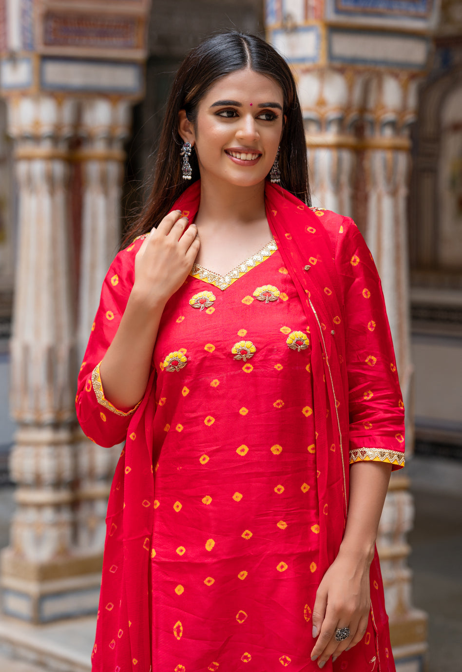 Raspberry Pink Straight Suit