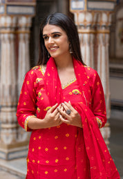 Raspberry Pink Straight Suit