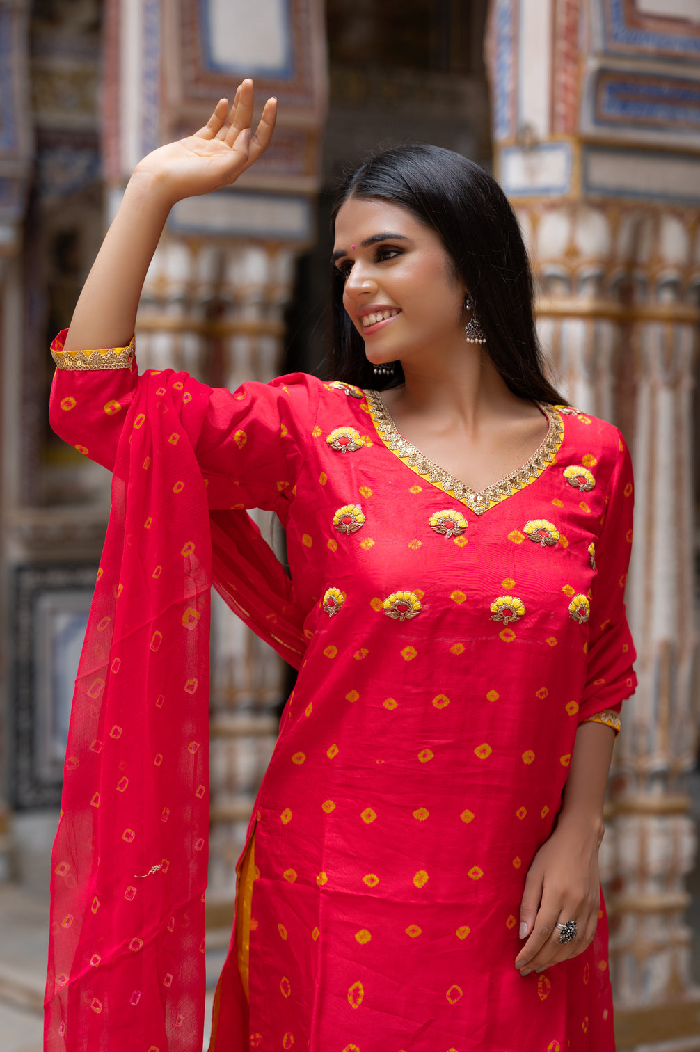 Raspberry Pink Straight Suit