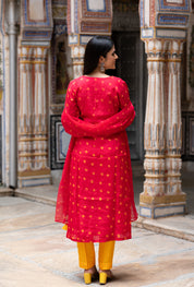 Raspberry Pink Straight Suit