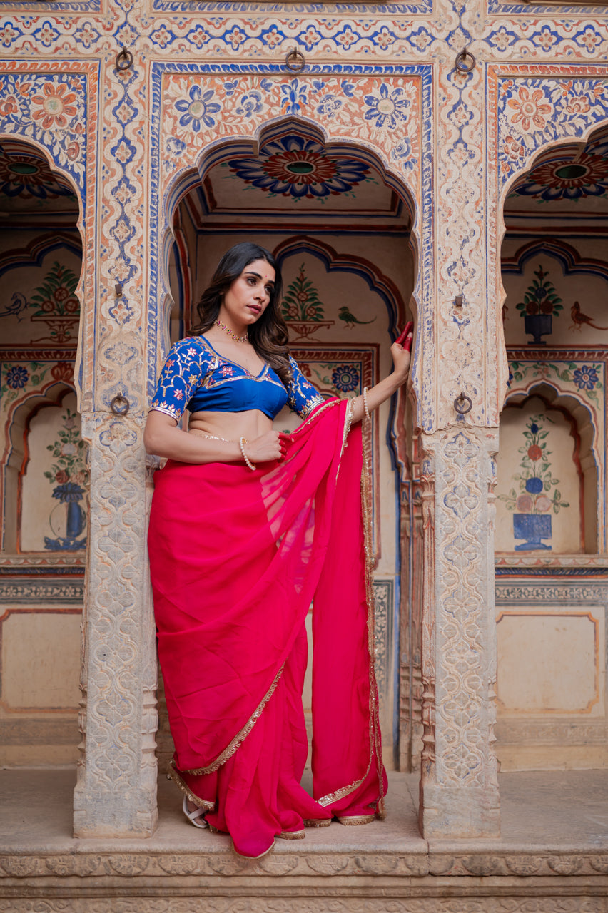 Rangilee Rani Organza Saree