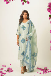 Saumya Handblock Suit Set