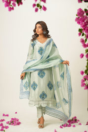 Saumya Handblock Suit Set