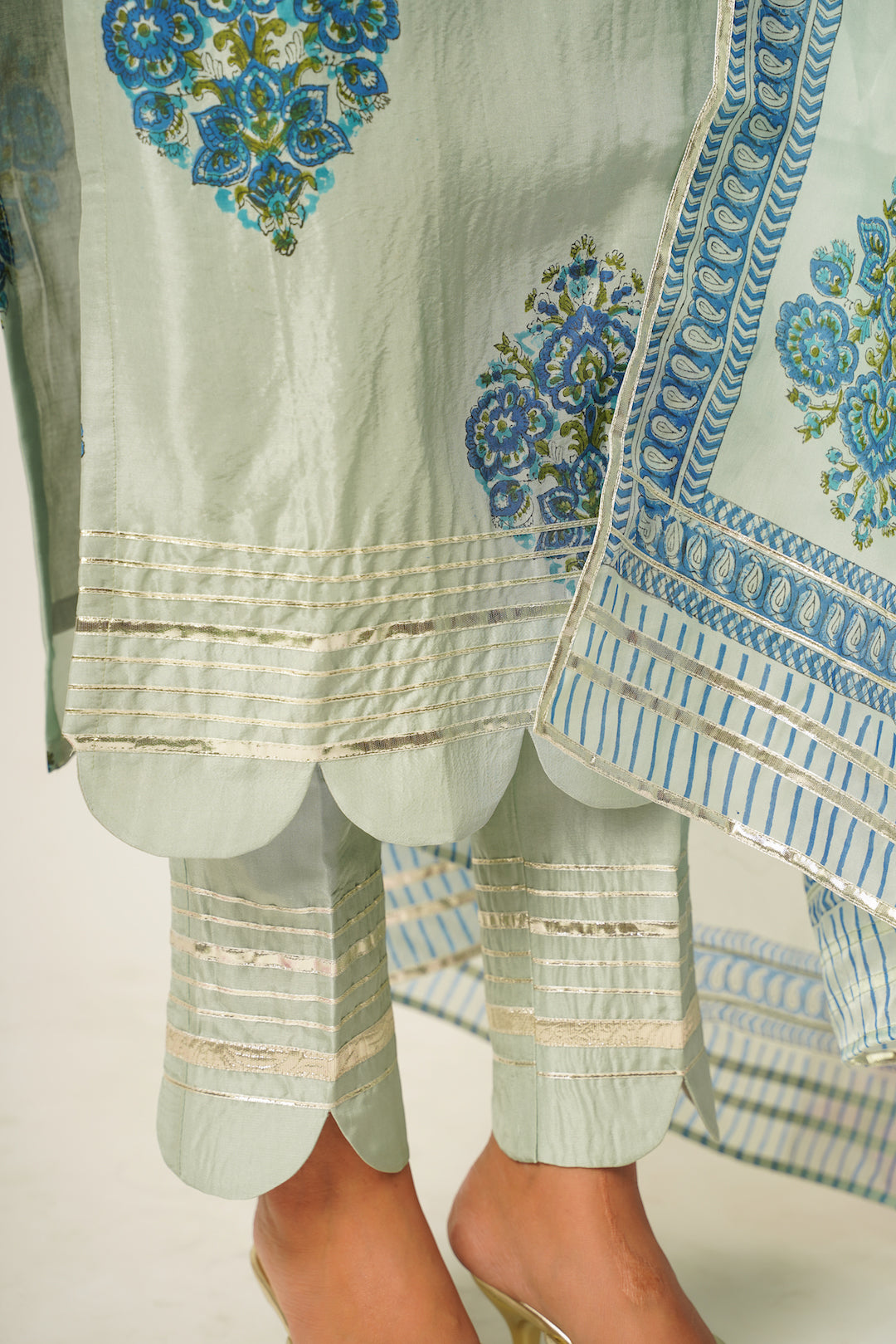 Saumya Handblock Suit Set