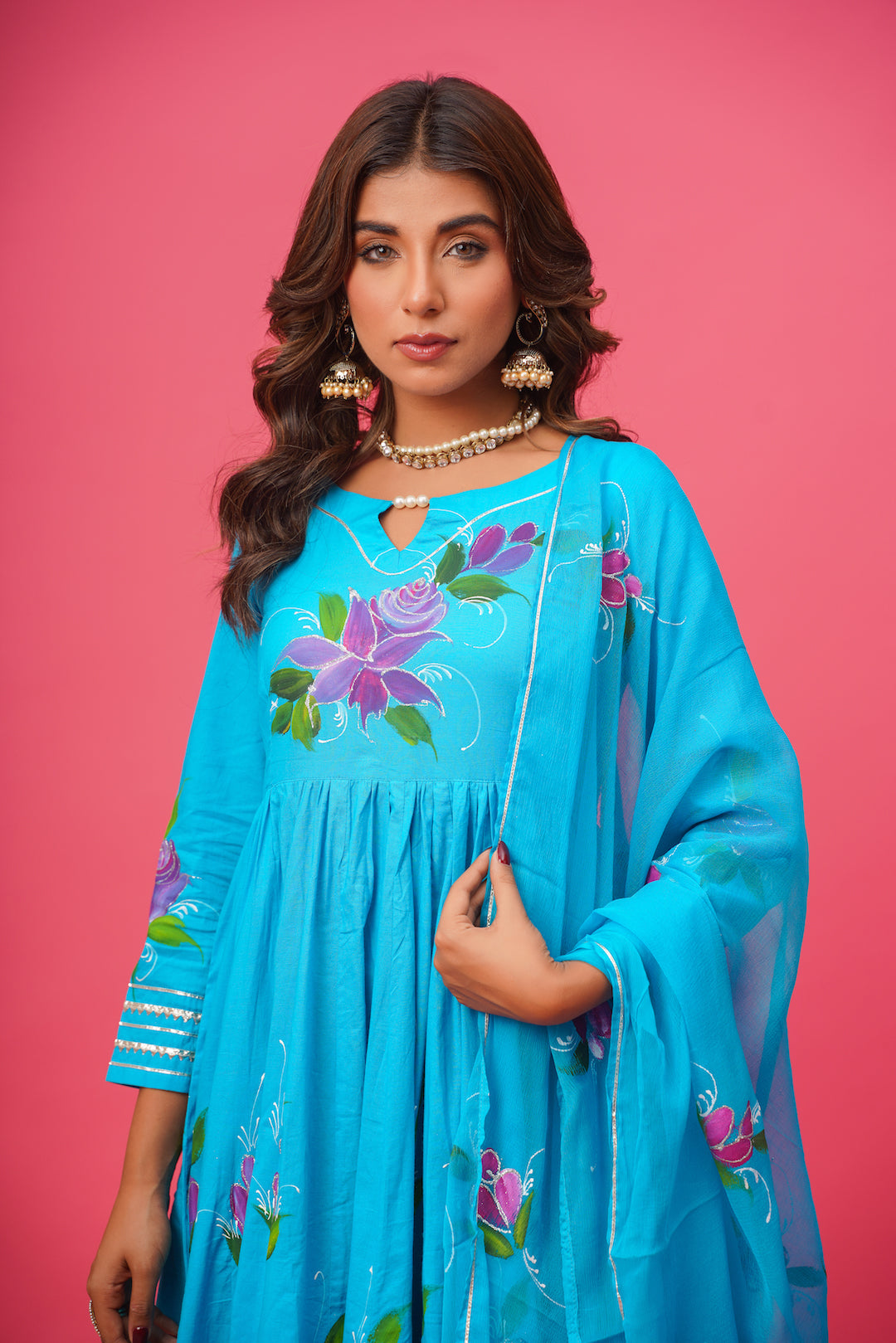 Surili Handpainted Suit Set