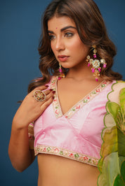 Sundari Handpainted Lehenga Set