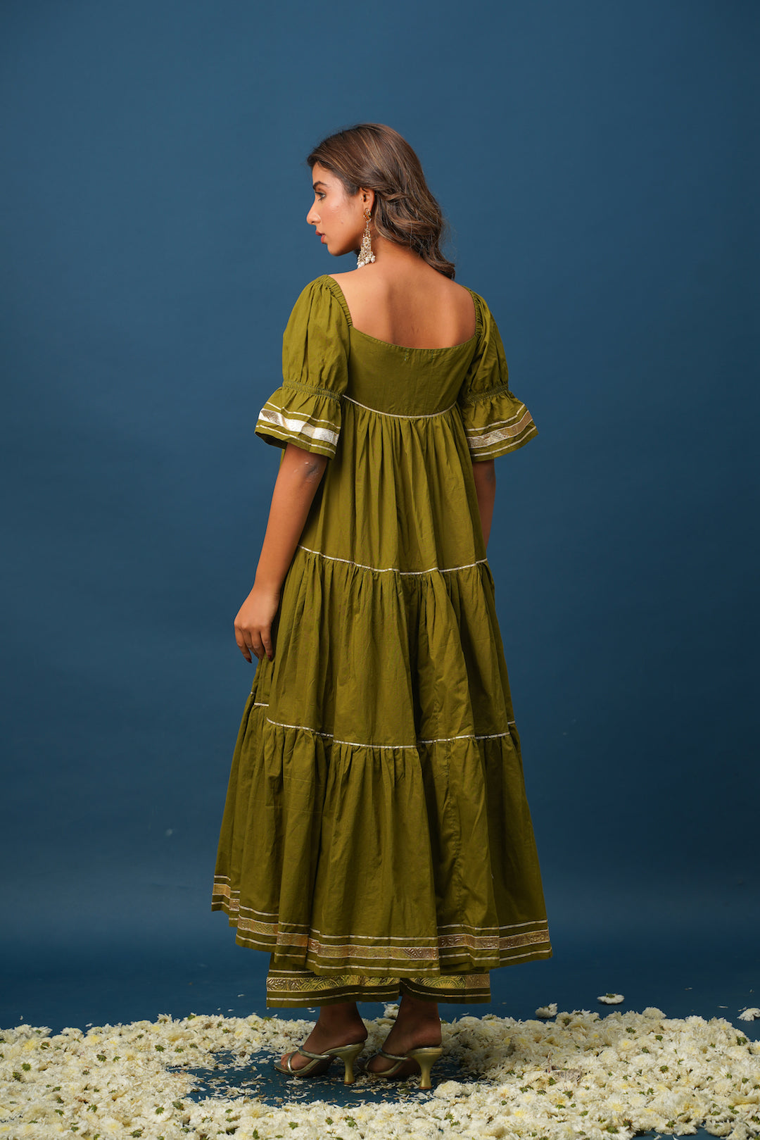 Suraj Mukhi Handpainted Suit Set