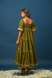 Suraj Mukhi Handpainted Suit Set