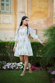 Sofia White Cactus Dress