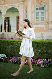 Sofia White Cactus Dress