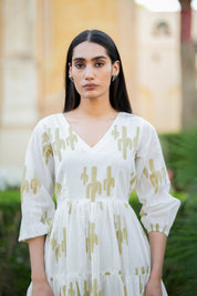 Sofia White Cactus Dress