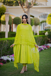 Tota Green Gota Suit Set