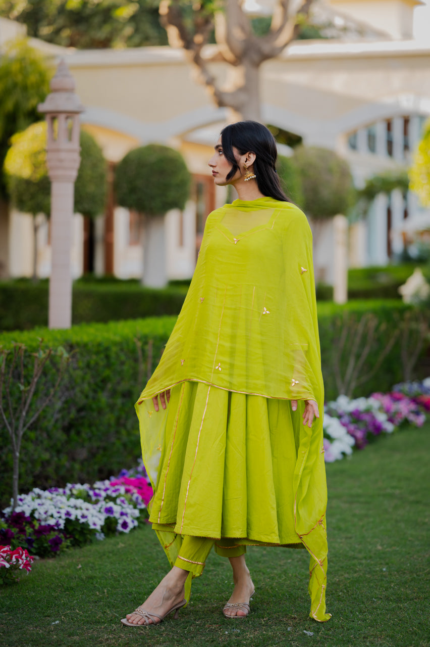 Tota Green Gota Suit Set