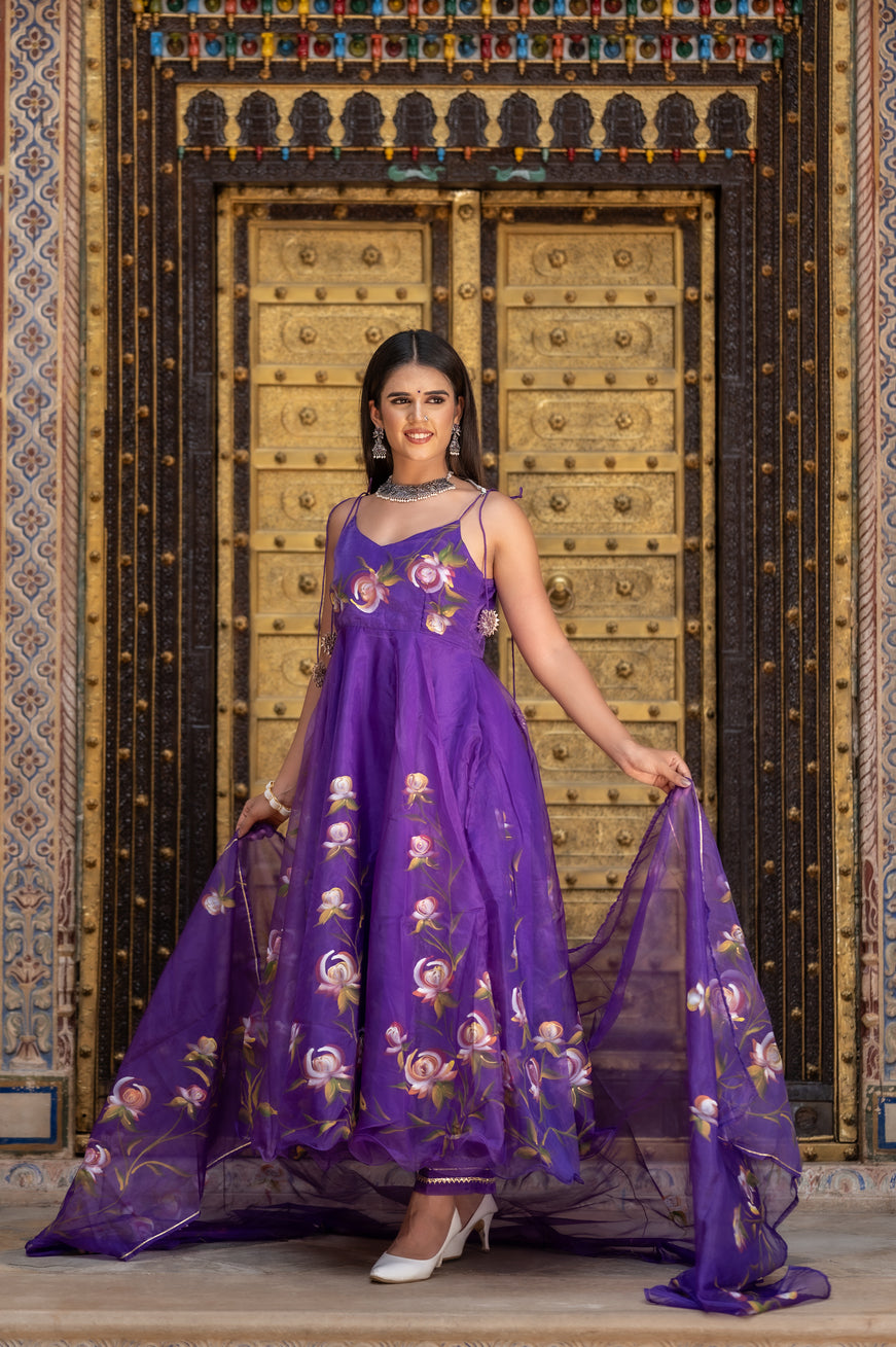 Voilet Purple Suit Set