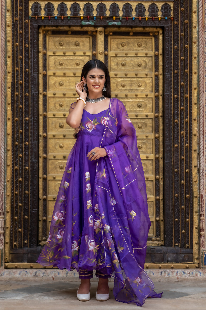 Voilet Purple Suit Set