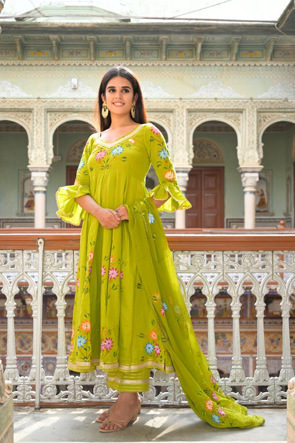 Yellow Green Suit Set