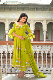 Yellow Green Suit Set