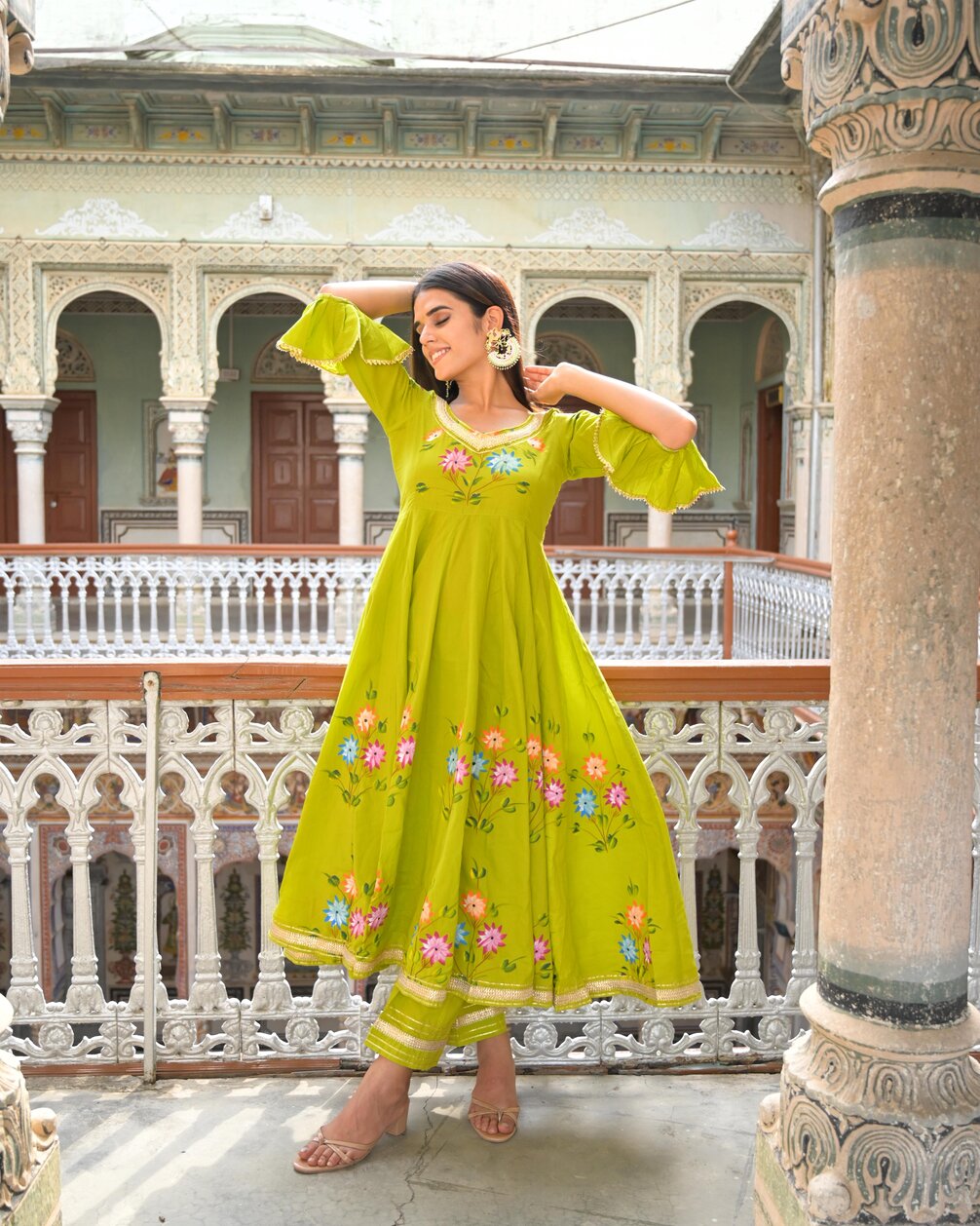 Yellow Green Suit Set