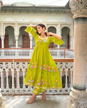 Yellow Green Suit Set